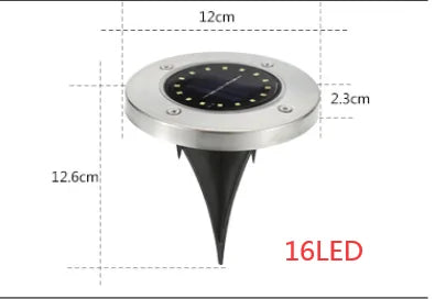 Solar Garden Disk Light