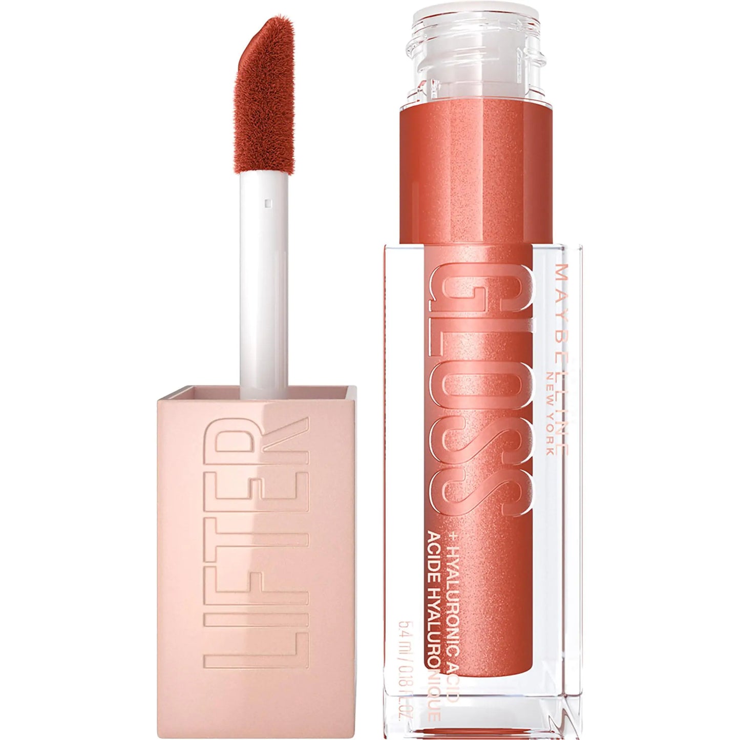 Maybelline Lifter Gloss, Hydrating Lip Gloss with Hyaluronic Acid