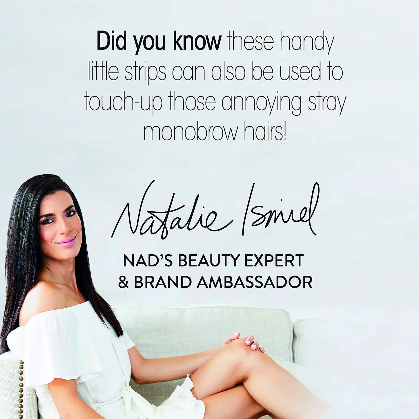 Nad's Facial Wax Strips - Facial Hair Removal For Women