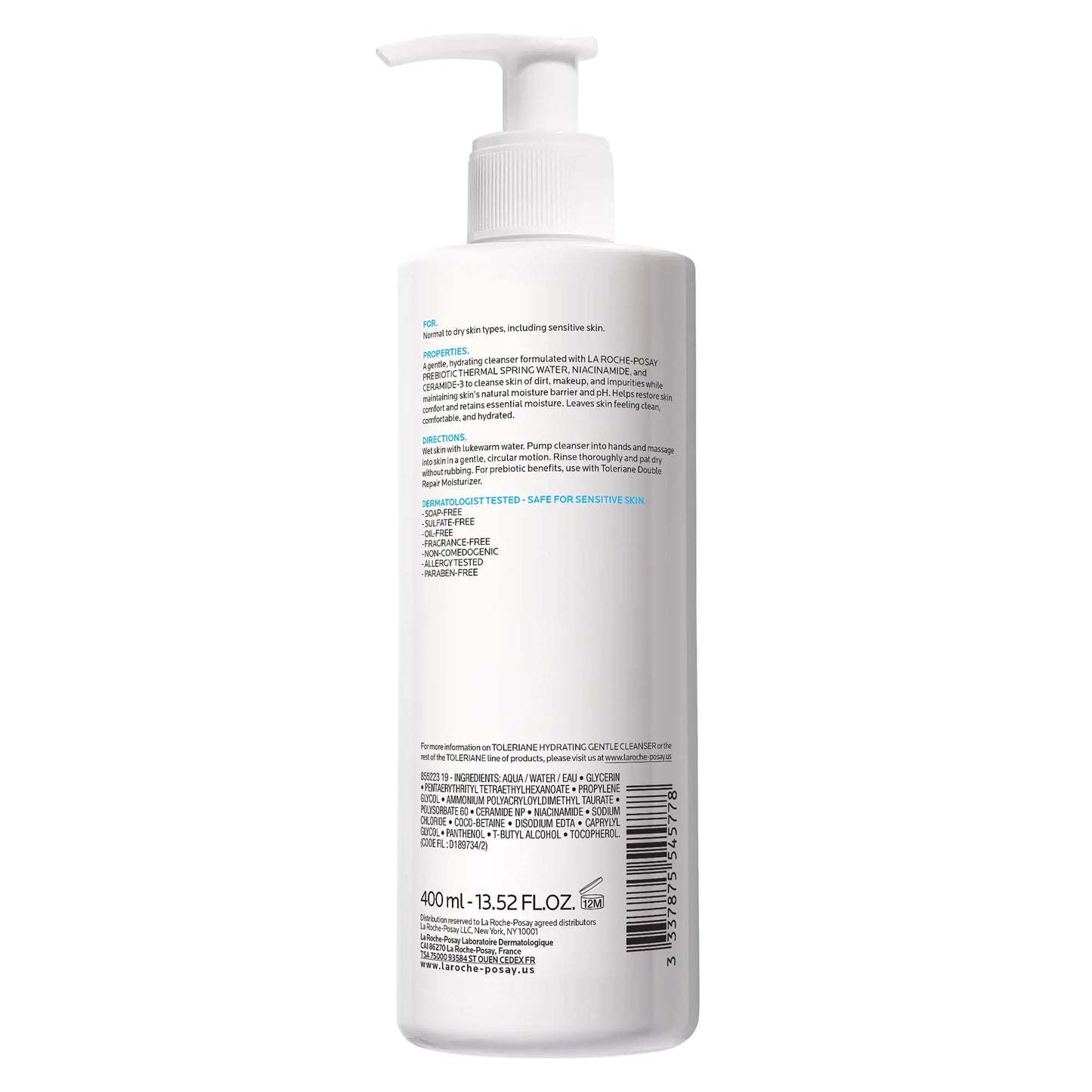 La Roche-Posay Toleriane Hydrating Gentle Face Cleanser