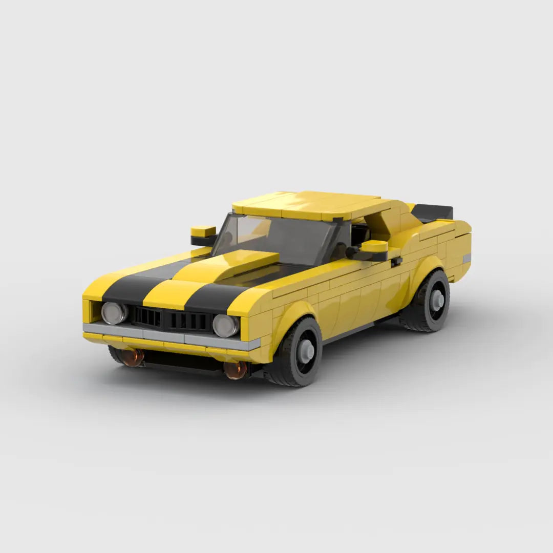 Nostalgic Camaro Z28 Racing Sports Brick Car