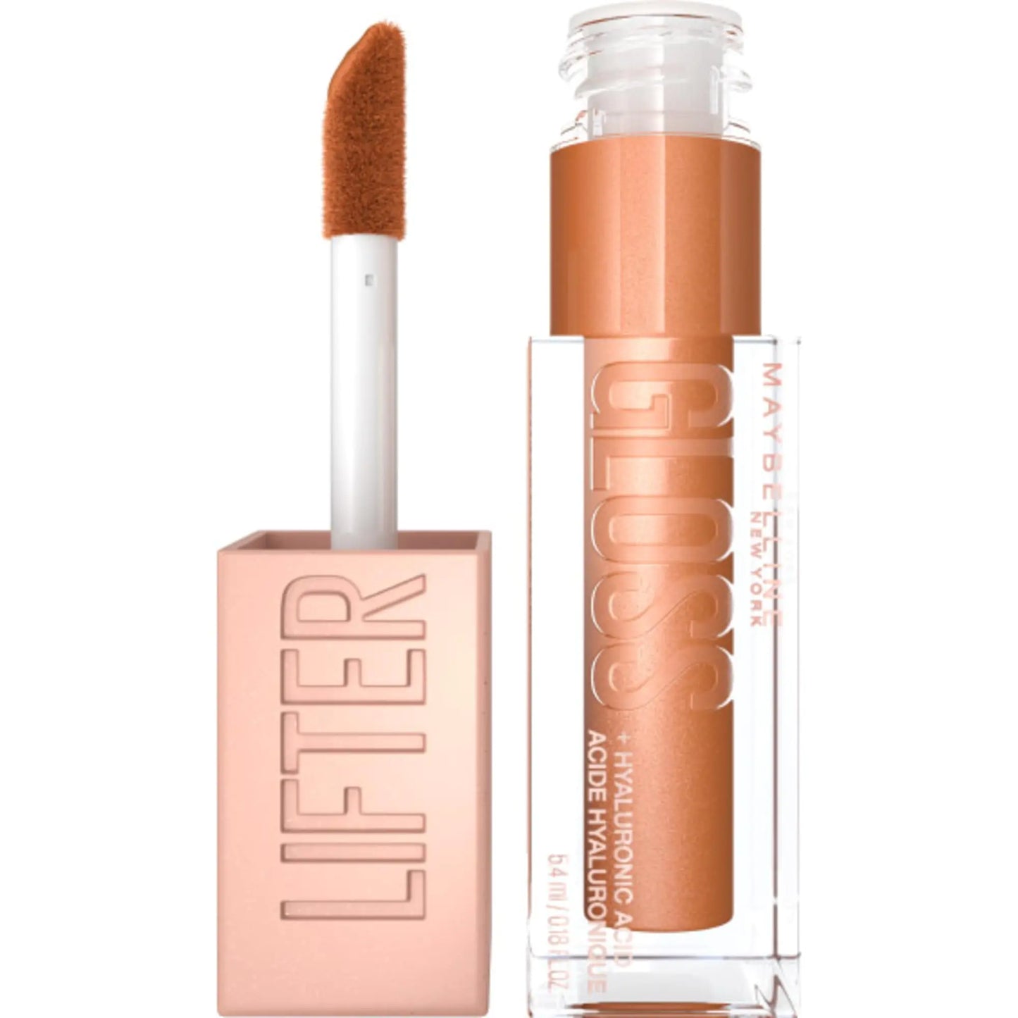 Maybelline Lifter Gloss, Hydrating Lip Gloss with Hyaluronic Acid