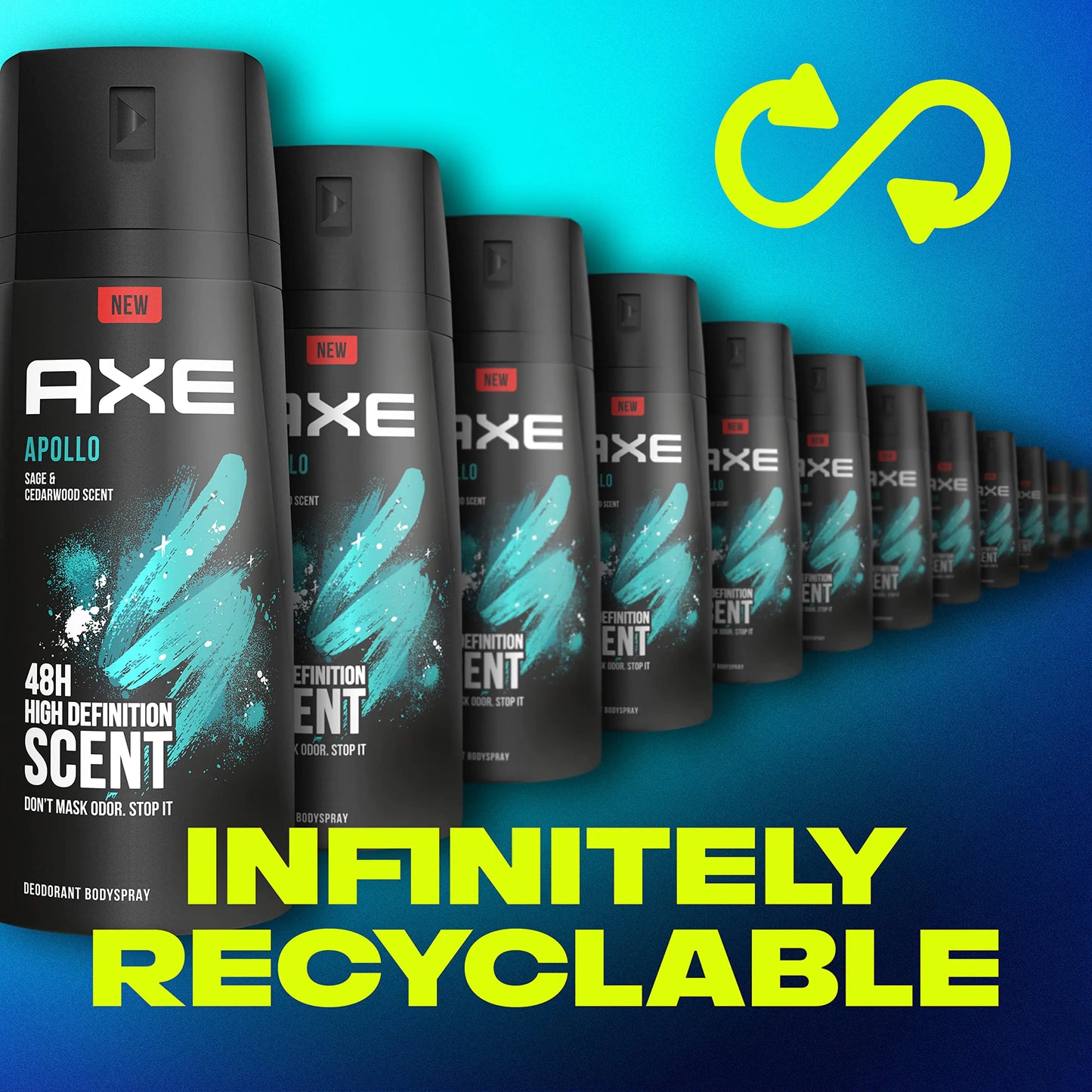 AXE Apollo Body Spray Deodorant for Long-Lasting Odor Protection