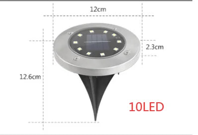 Solar Garden Disk Light