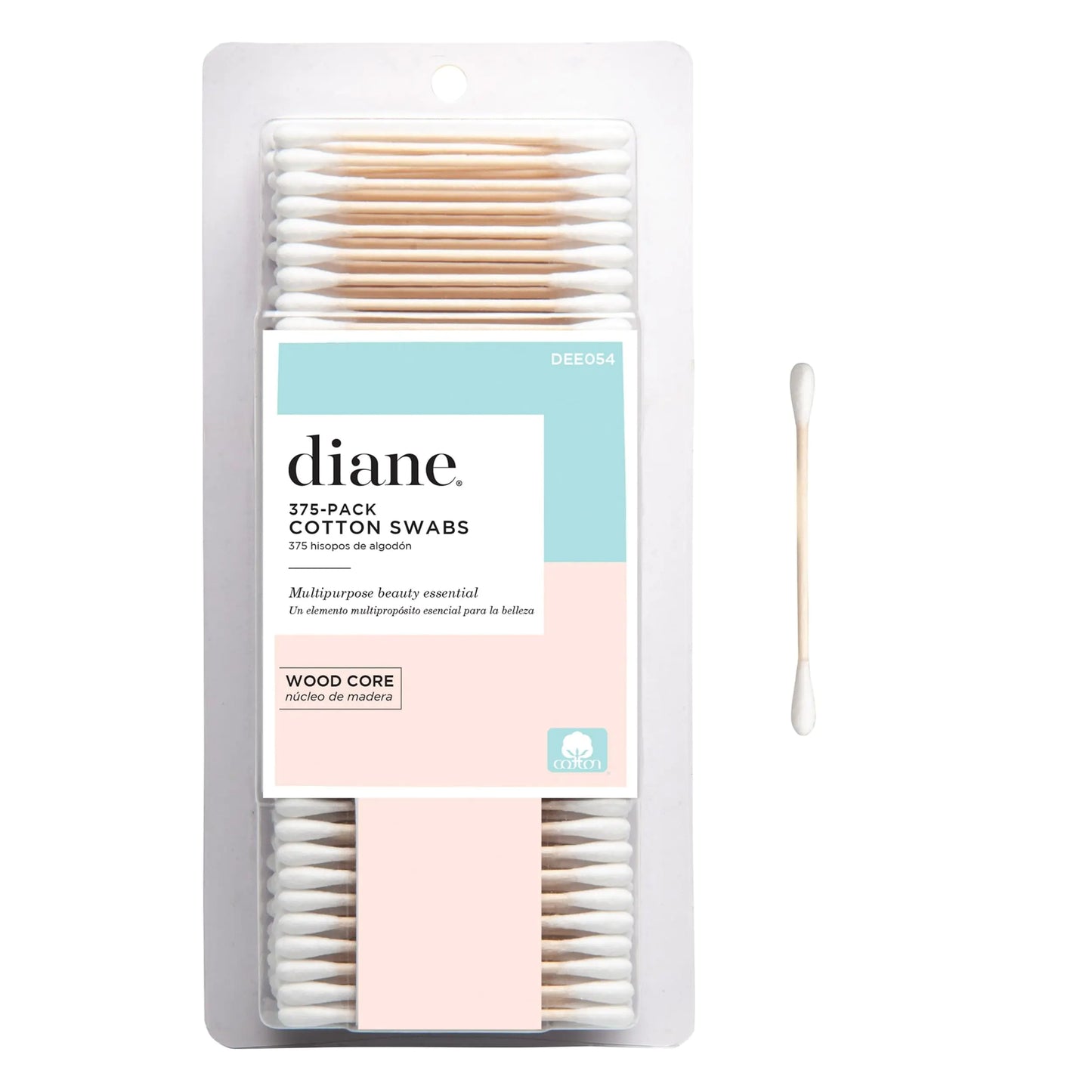 Diane Cotton Swabs, Sturdy Wood Base\