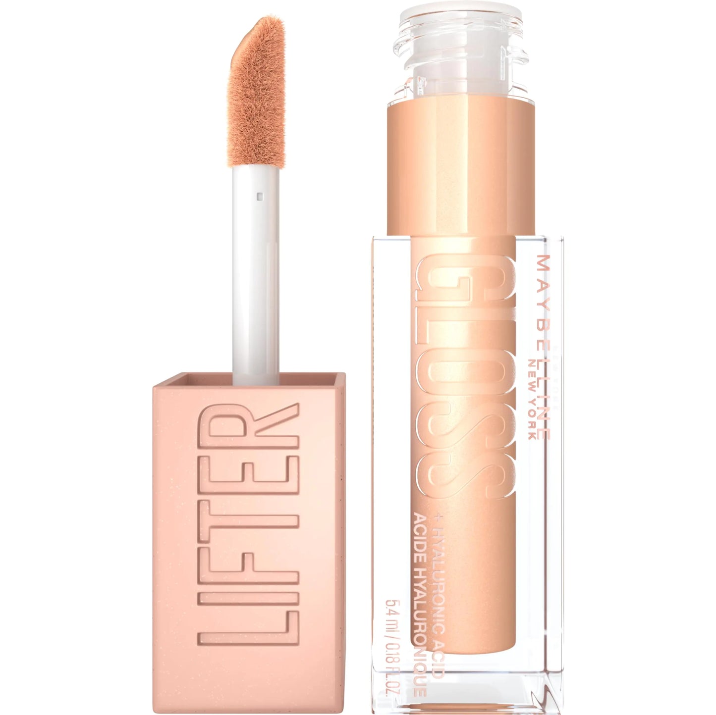 Maybelline Lifter Gloss, Hydrating Lip Gloss with Hyaluronic Acid