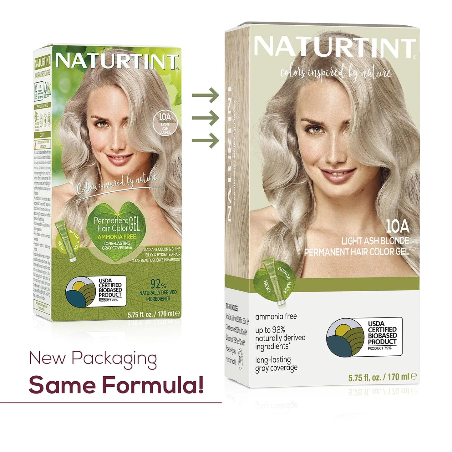 Naturtint Permanent Hair Color 10A Light Ash Blonde