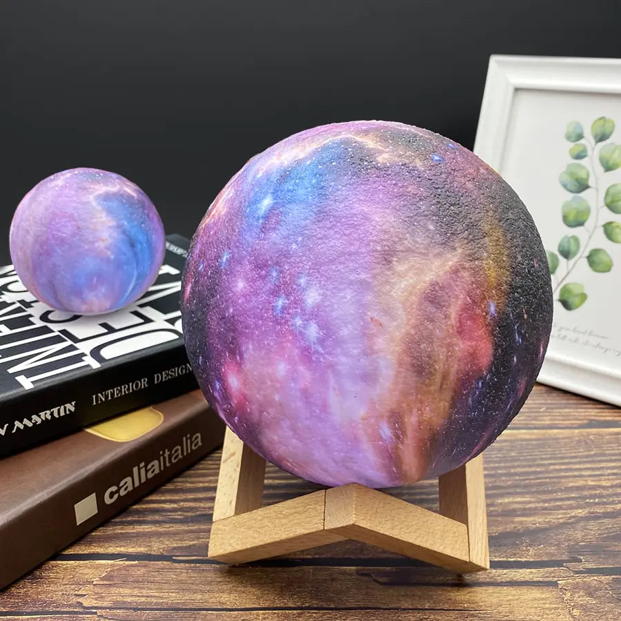 Colorful Starry Sky Moon Lamps