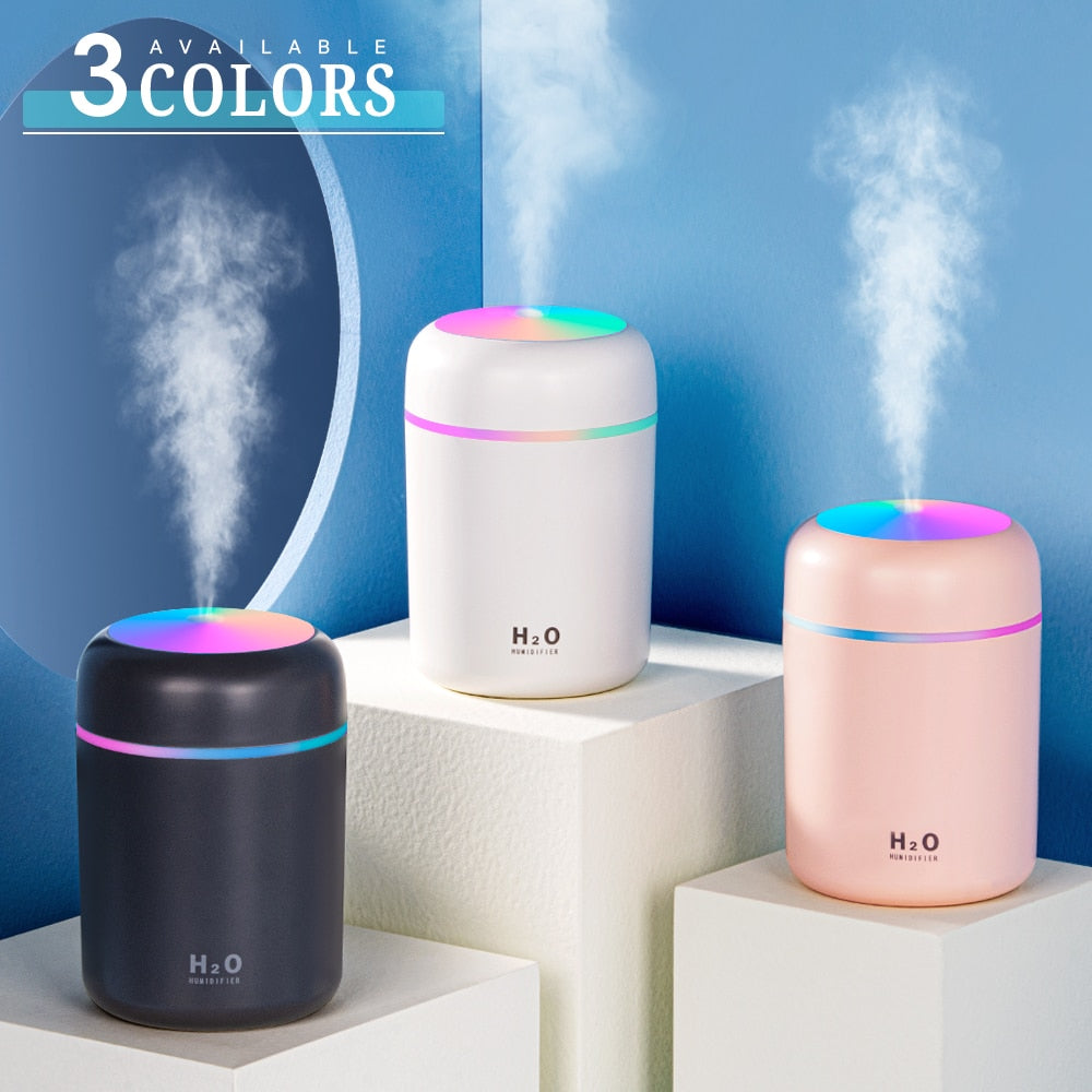 Humidificador difusor de aroma de taza colorida