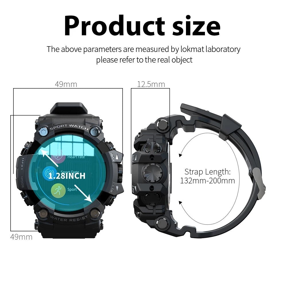 Reloj inteligente con seguimiento de actividad física LOKMAT ATTACK